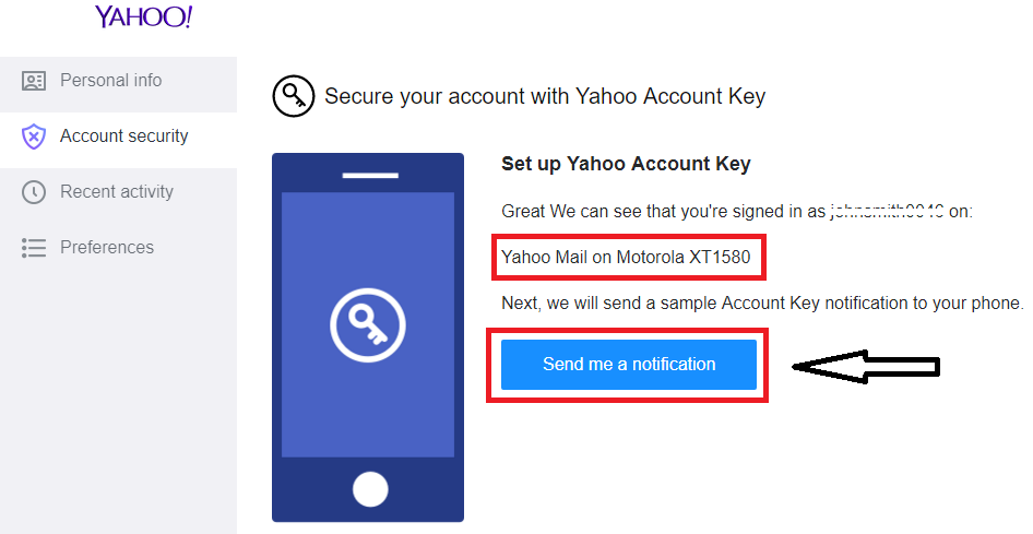 946x489 Setup Of Yahoo Email Account Key From The Ios Device Call