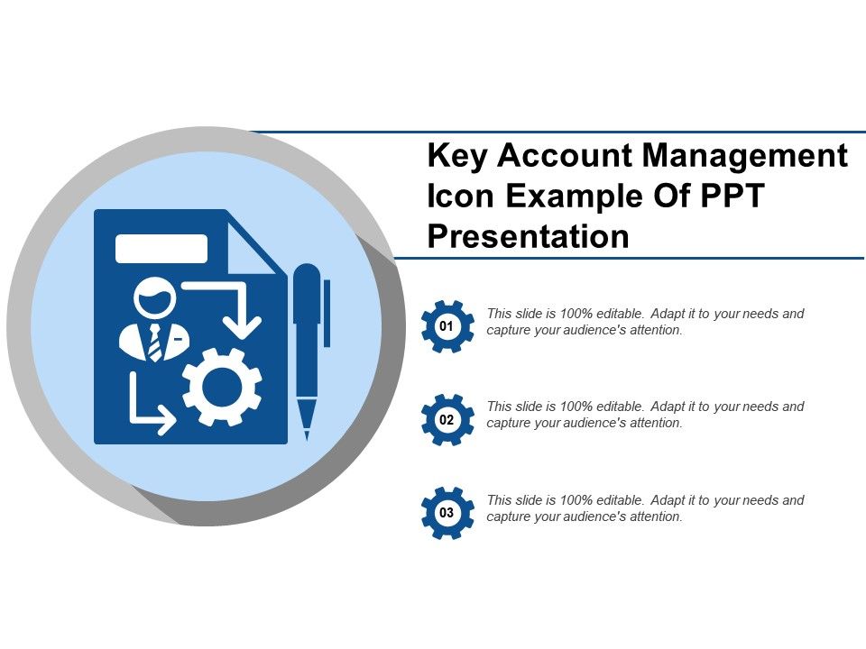 960x720 Key Account Management Icon Example Of Ppt Presentation