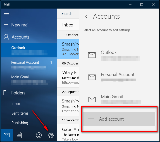 639x564 How To Set Up And Customize Email Accounts In Windows