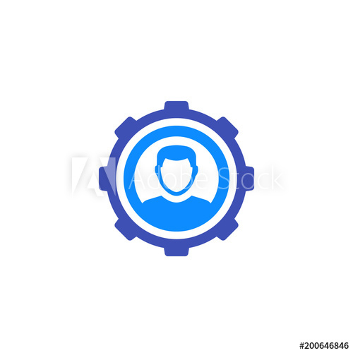 500x500 Account Settings, Profile Configuration Vector Icon On White