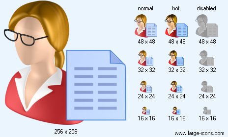 464x280 Accountant Icon Large People Icons