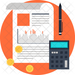 256x256 Accounting Icon Of Flat Style