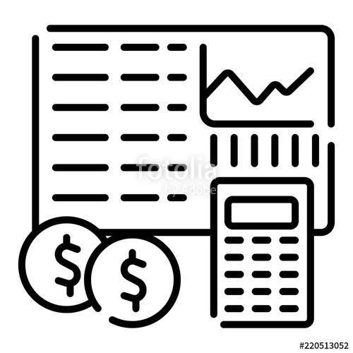 500x500 Accounting Icon Vector Stock Image And Royalty Free Vector