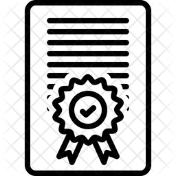 256x256 Accreditation Icon Of Line Style