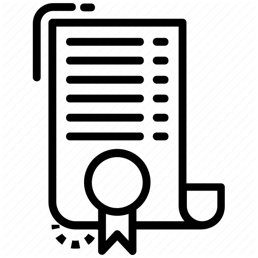 512x512 Accreditation, Authorized Document, Certificate, Degree, Diploma