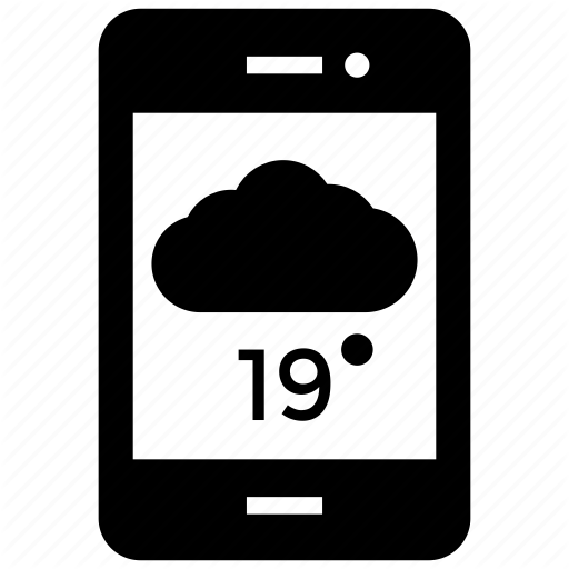 512x512 Accuweather, Mobile App, Online Weather Forecast, Smartphone