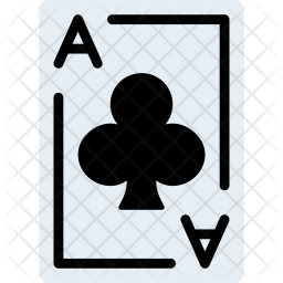 256x256 Ace Icon Of Flat Style