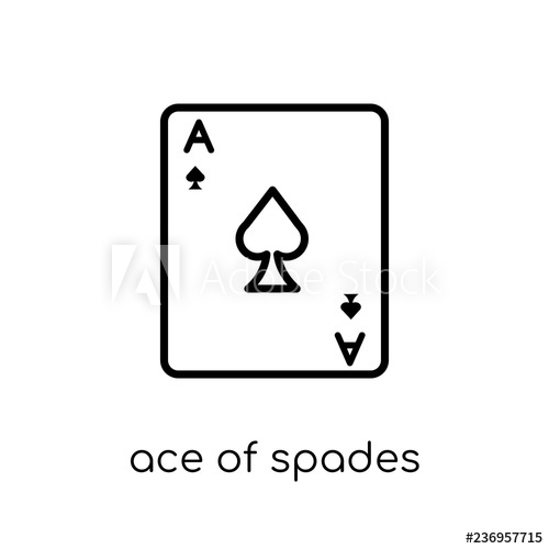 500x500 Ace Of Spades Icon From Arcade Collection