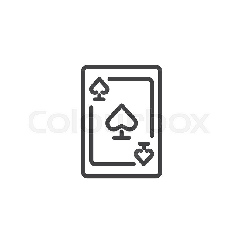 Ace Of Spades Icon At Vectorified.com 