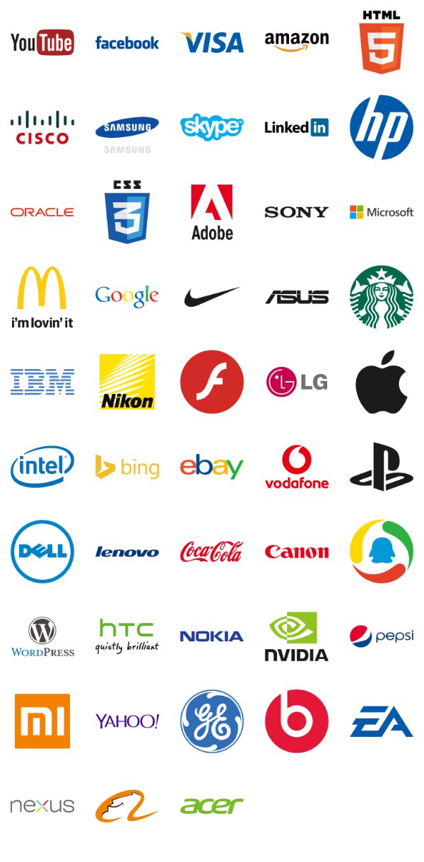 600x1219 Flat Brand Logo Icons Free Icon Packs Ui Download