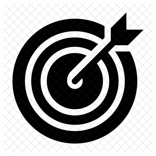 512x512 Target Icon Of Glyph Style