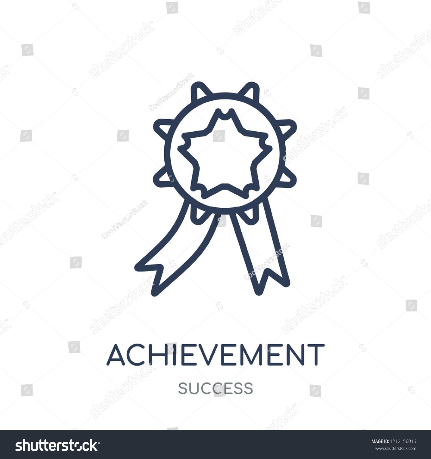 1500x1600 Achievement Icon Achievement Linear Symbol Design From Success