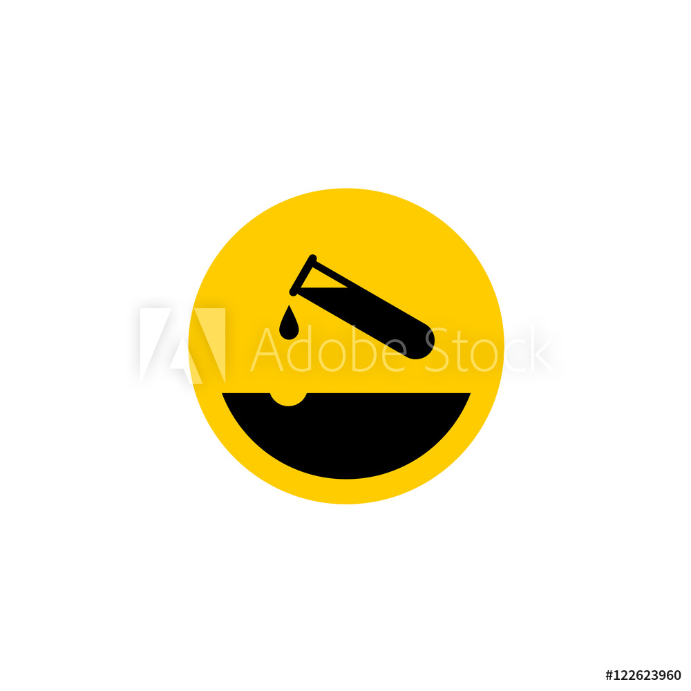 1000x1000 Photo Art Print Warning Acid Icon Europosters