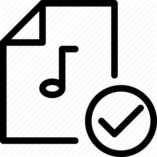 512x512 Acknowledge, Check Mark, Media Player, Multimedia, Music, Music
