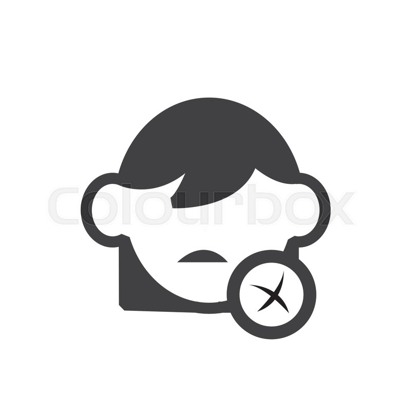 800x800 Bad Skin Acne Icon Vector Stock Vector Colourbox