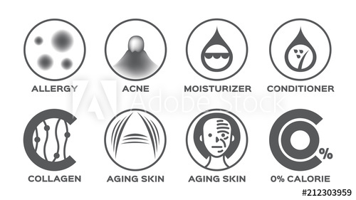 500x281 Skn Set Vector Allergy Acne Moisturizer Hair Conditioner