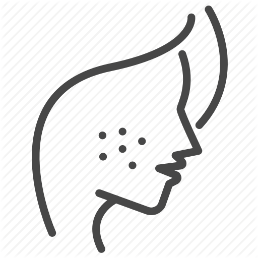 512x512 Acne, Beauty, Face, Freckles, Make Up, Pimply, Woman Icon