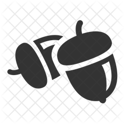 256x256 Acorn Icon Of Glyph Style