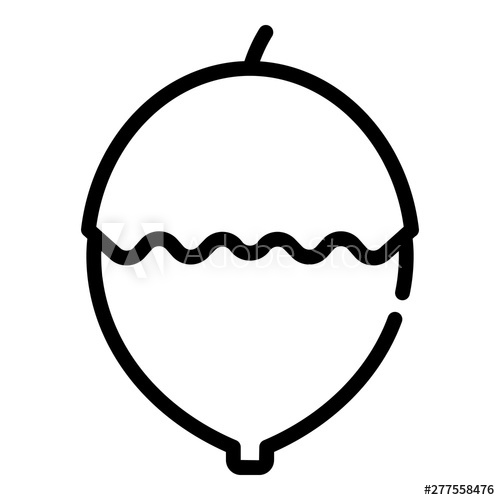 500x500 Acorn Icon Outline Acorn Vector Icon For Web Design Isolated