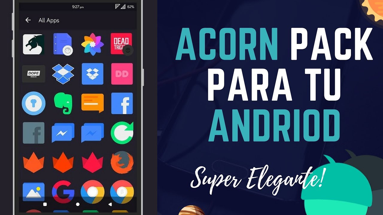 1280x720 El Mejor Icon Pack Para Android Acorn Icon Pack