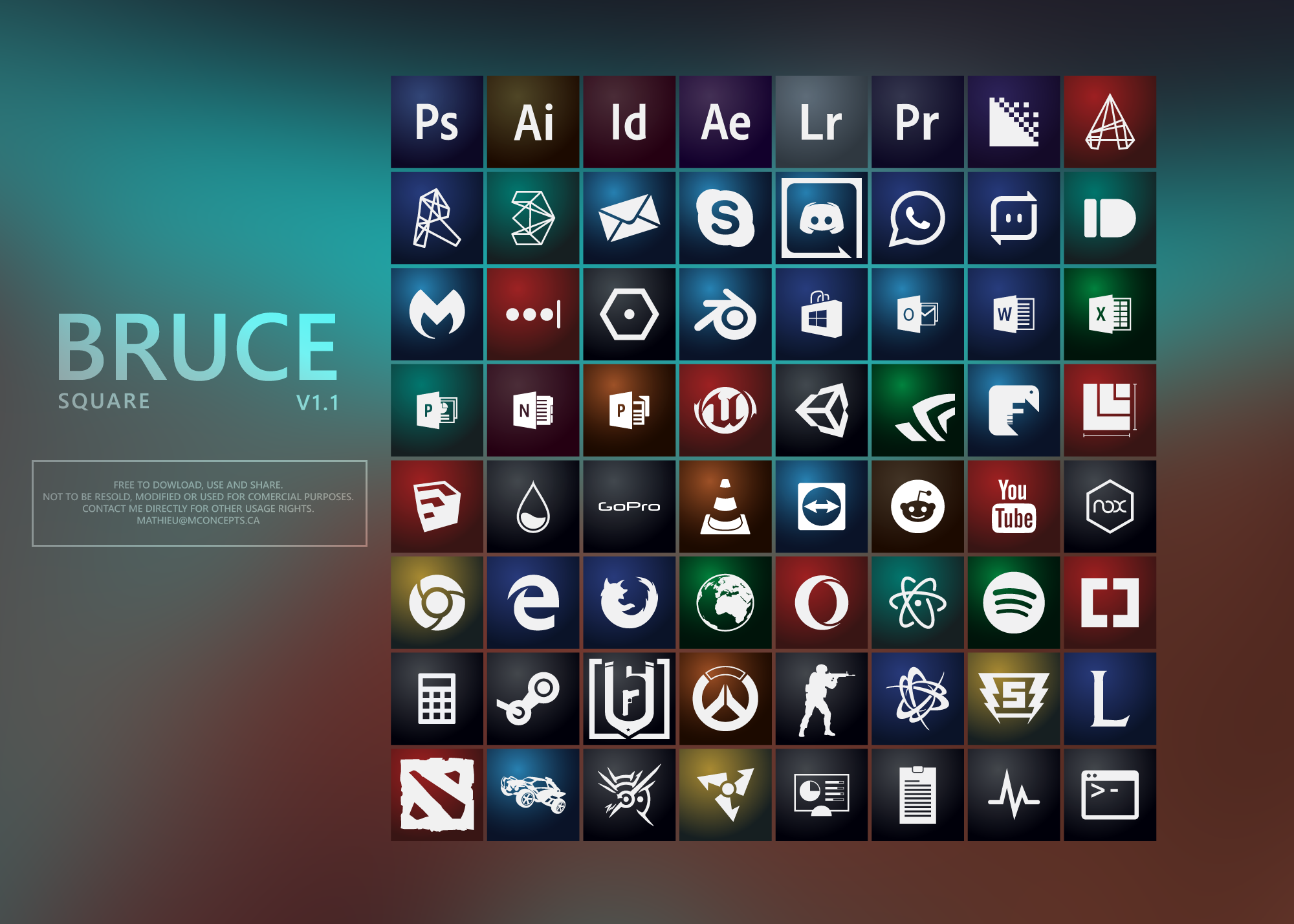 2000x1428 Icon Sets On Rainmeterglobal