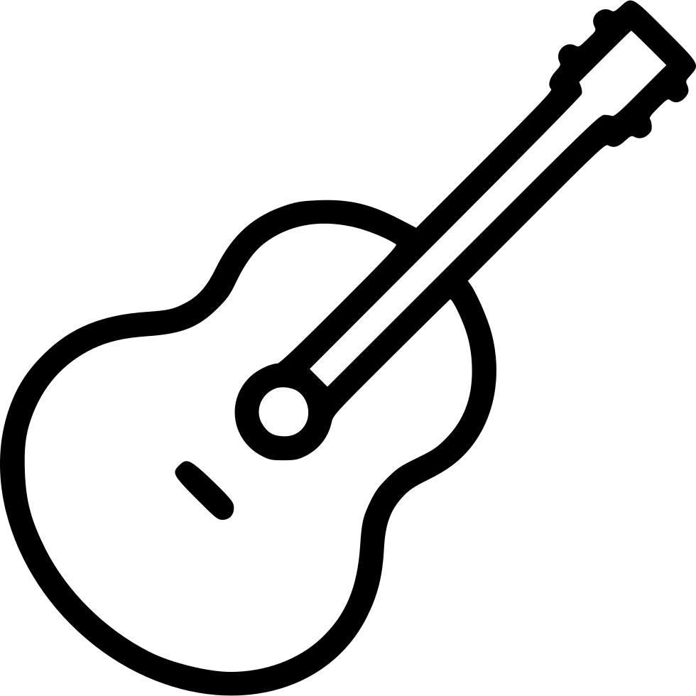 980x980 Acoustic Guitar Music Instrument Audio Sound Png Icon Free