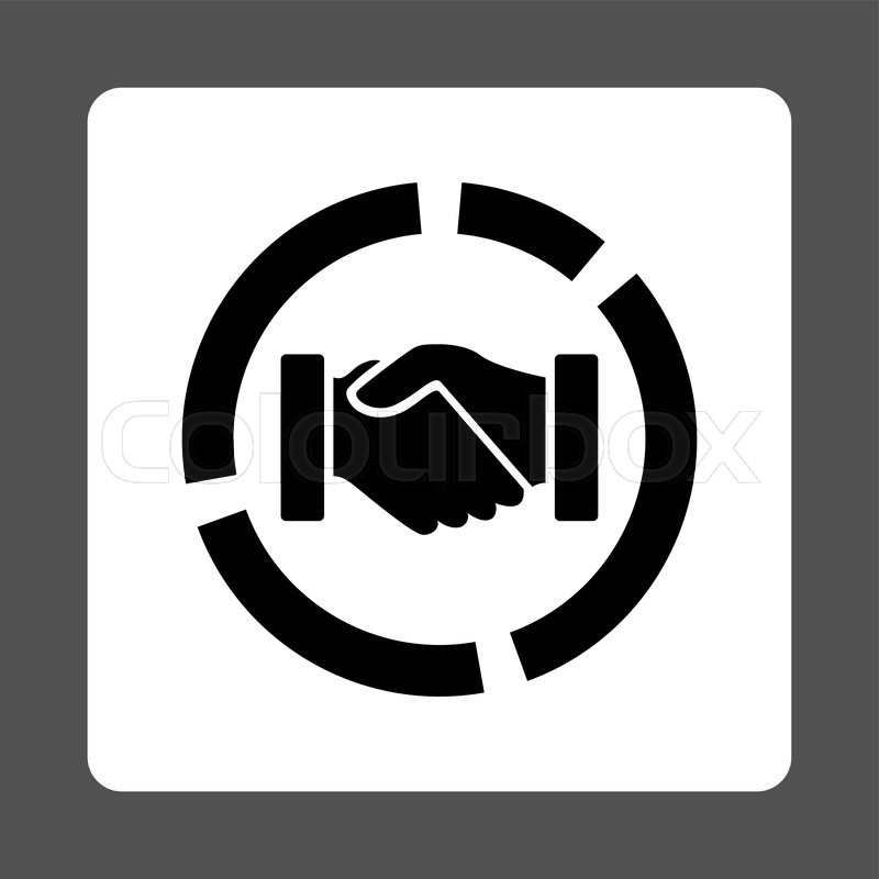 800x800 Acquisition Diagram Icon Vector Style Stock Vector Colourbox