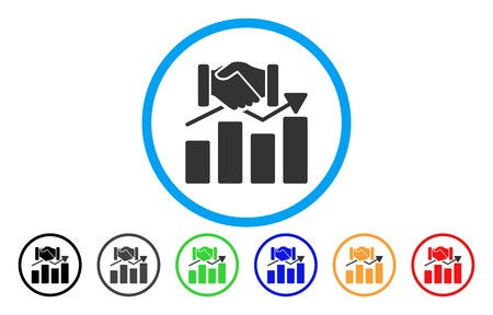 450x288 Acquisition Graph Vector Rounded Icon Image Style Is A Flat Gray
