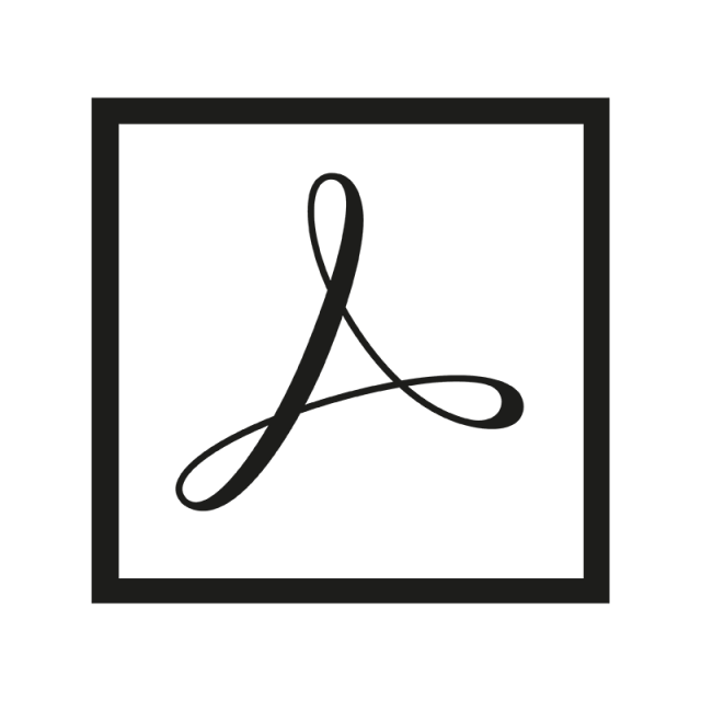 640x640 Adobe Acrobat Icon Logo Template For Free Download
