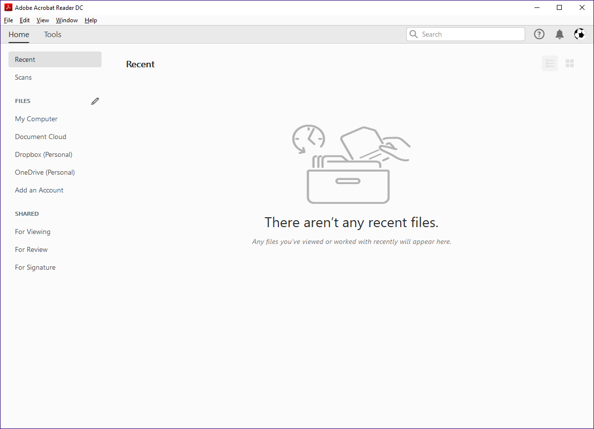 1199x867 How To Disable Or Remove Recent In Adobe Reader And Acrobat Dc