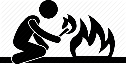 512x261 Act, Burning, Dangerous, Fire, Irresponsible, Playing, Vandalism Icon