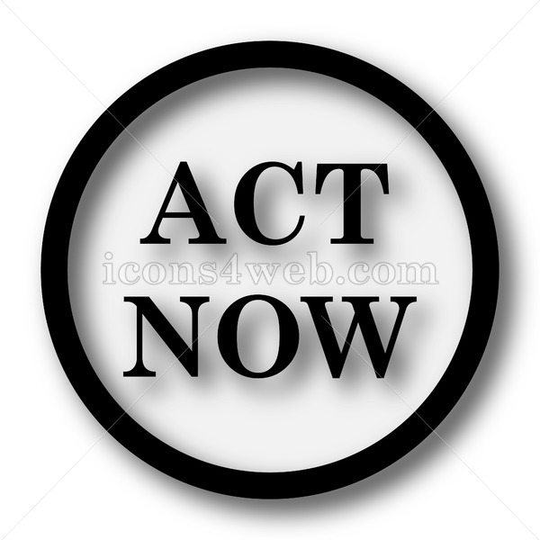 600x600 Act Now Simple Icon Act Now Simple Button