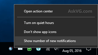 344x195 Windows Tip Show Hide Number Of New Notifications On Action