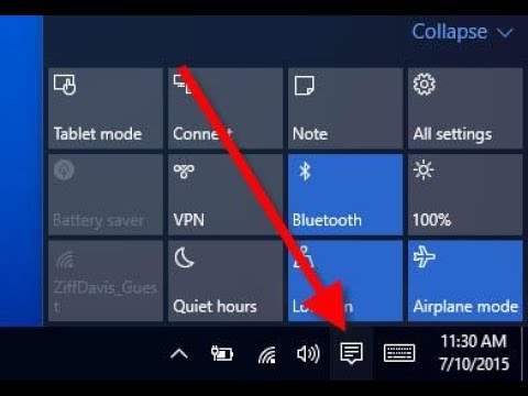 480x360 Action Center Icon Missing From Taskbar