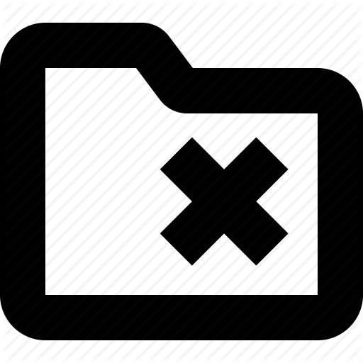 512x512 Action, Clear, Document, Folder, Remove Icon