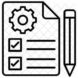 256x256 Action Plan Icon Of Line Style