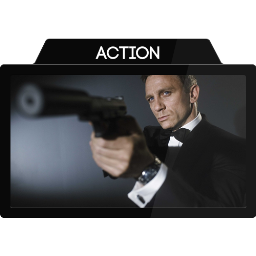256x256 Action Icon Movie Folder Iconset Lajonard