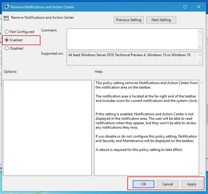 699x653 How To Disable Action Center In Windows Windows Central
