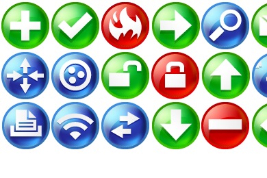 390x260 Action Circles Iconset