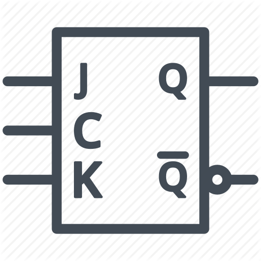 512x512 Circuit, Electric, Electronic, Flip Flop Symbol, High Level