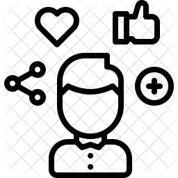 256x256 Social Activity Icon Of Line Style