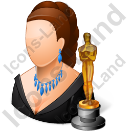 256x256 Actor Female Light Icon, Pngico Icons