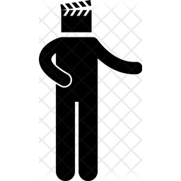 256x256 Actor Icon Of Glyph Style