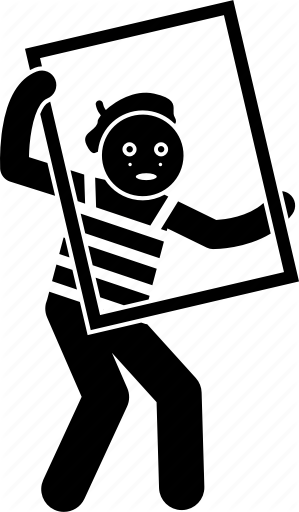 299x512 Acting, Actor, Buffoon, Clown, Jester, Joker, Mime Icon