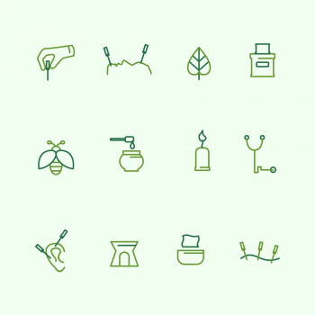 350x350 Acupuncture Icons