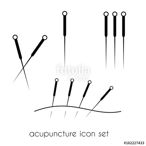 500x499 Acupuncture Icon Vector Stock Image And Royalty Free Vector