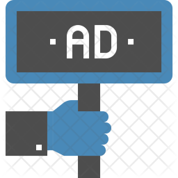 Ad Icon Of Flat Style 256x256 Ad Icon Of Flat Style