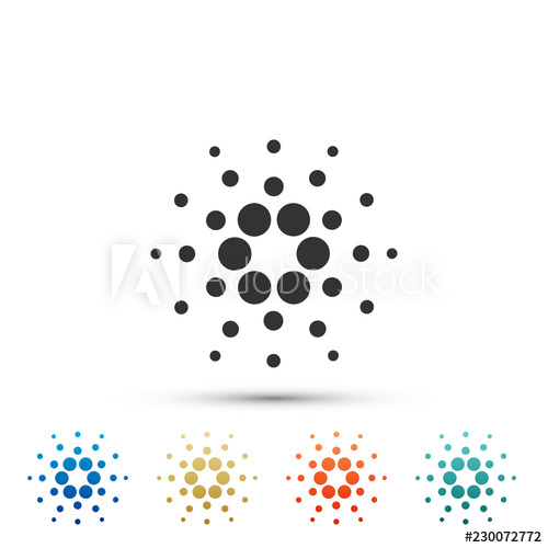 Cryptocurrency Coin Cardano Ada Icon Isolated On White Background 500x500 Cryptocurrency Coin Cardano Ada Icon Isolated On White Background