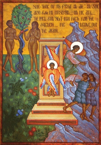 349x500 Expulsion Of Adam Eve From The Garden, Large Icon