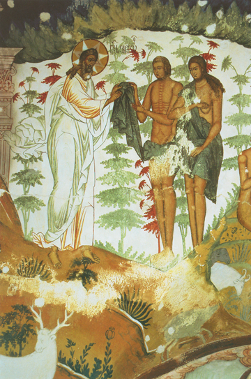 360x543 Icon Of Adam And Eve Given Clothing